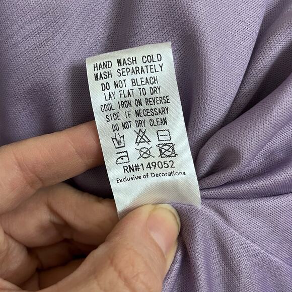 Fashion Nova Christy Sequin Tshirt Dress 1X Velvet Feather Hem Purple Mini - Picture 8 of 9